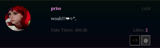 @Priss says 'woah!!!❤⁠✧⁠*⁠。'